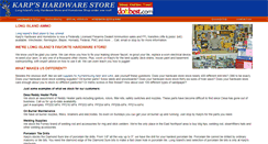 Desktop Screenshot of longislandhardware.com